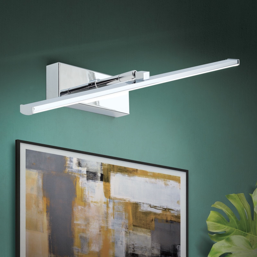 LED Лампа за картина PUBLIO LED/10W/230V 50 см лъскав хром