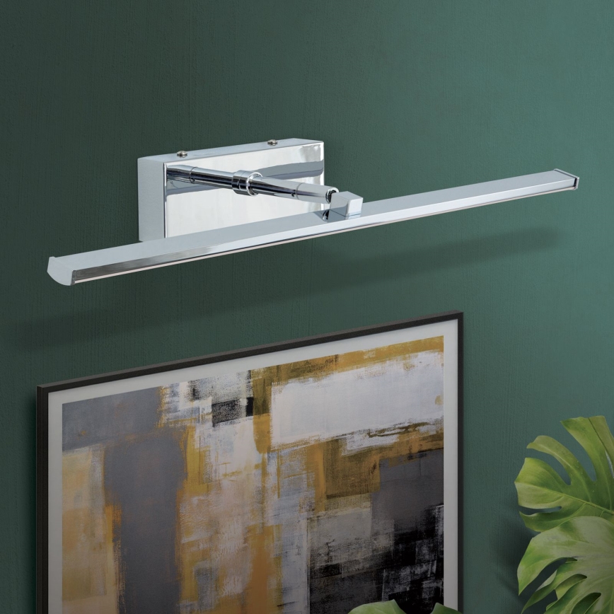 LED Лампа за картина PUBLIO LED/10W/230V 50 см лъскав хром