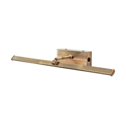 LED Лампа за картина PUBLIO LED/10W/230V 50 см златист/патина