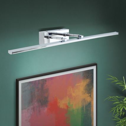 LED Лампа за картина PUBLIO LED/15W/230V 75 см лъскав хром