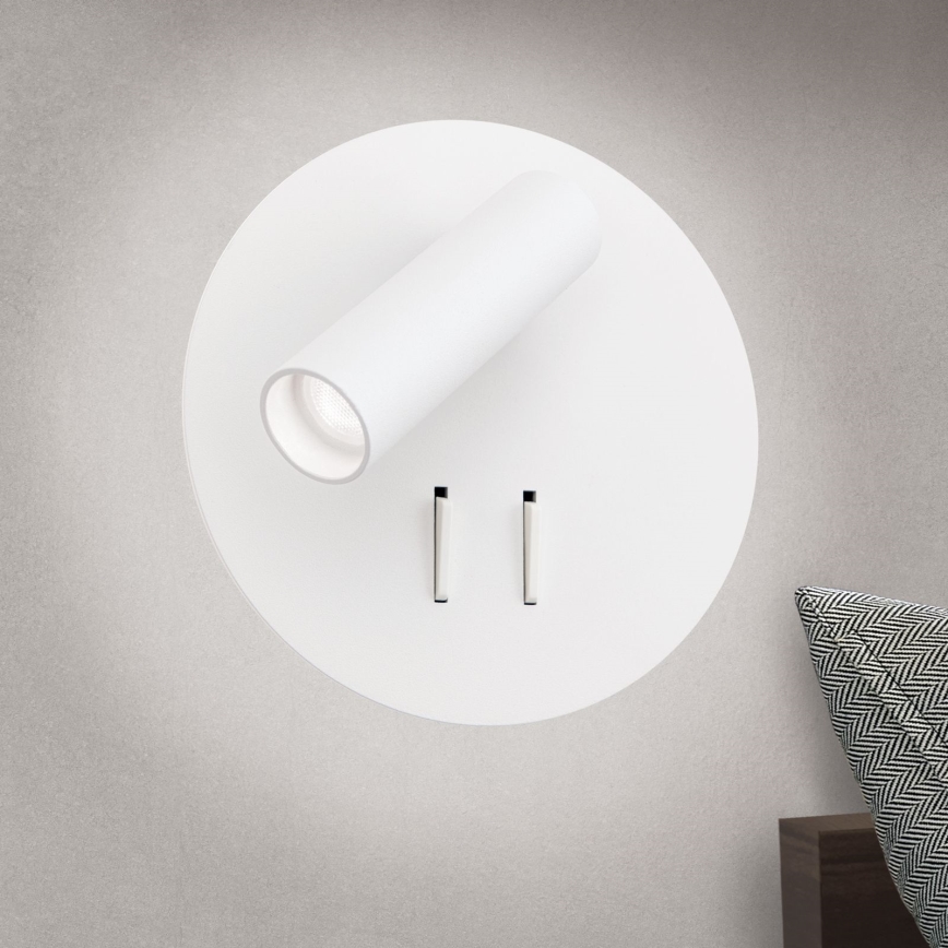 LED Стенен спот LENNY LED/6W/230V + LED/3W бял