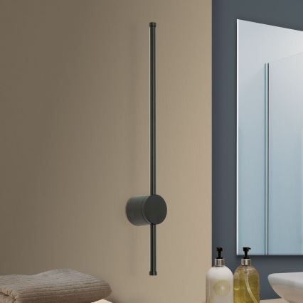 LED Лампа за огледало в баня FERDINAND LED/12W/230V IP54 черен