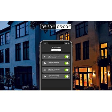 Основен Комплект Philips Hue STARTER KIT 2xE27/9W + устройства за взаимно свързване 2700K