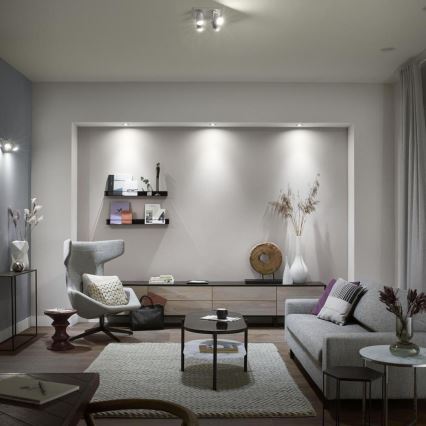 Основен комплект Philips Hue WHITE AND COLOR AMBIANCE 3xGU10/5,7W/230V 2000-6500K + устройство за свързване