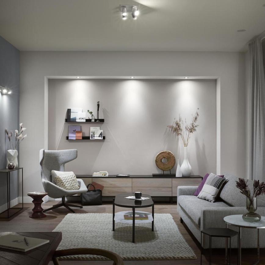 Основен комплект Philips Hue WHITE AND COLOR AMBIANCE 3xGU10/5,7W/230V 2000-6500K + устройство за свързване