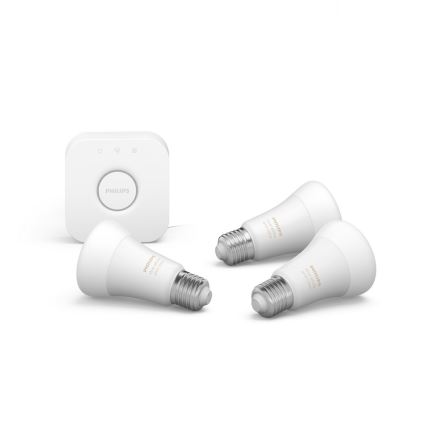 Основен Комплект Philips Hue WHITE AND COLOR AMBIANCE 3xE27/9,5W/230V 2000-6500K
