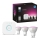 Основен комплект Philips Hue WHITE AND COLOR AMBIANCE 3xGU10/5,7W/230V 2000-6500K + устройство за свързване