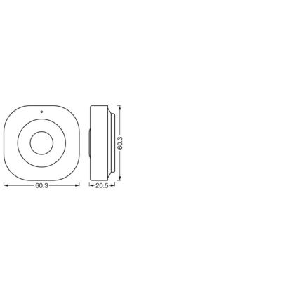 Osram - Датчик за движение SMART+ 3,7V Wi-Fi 500 mAh
