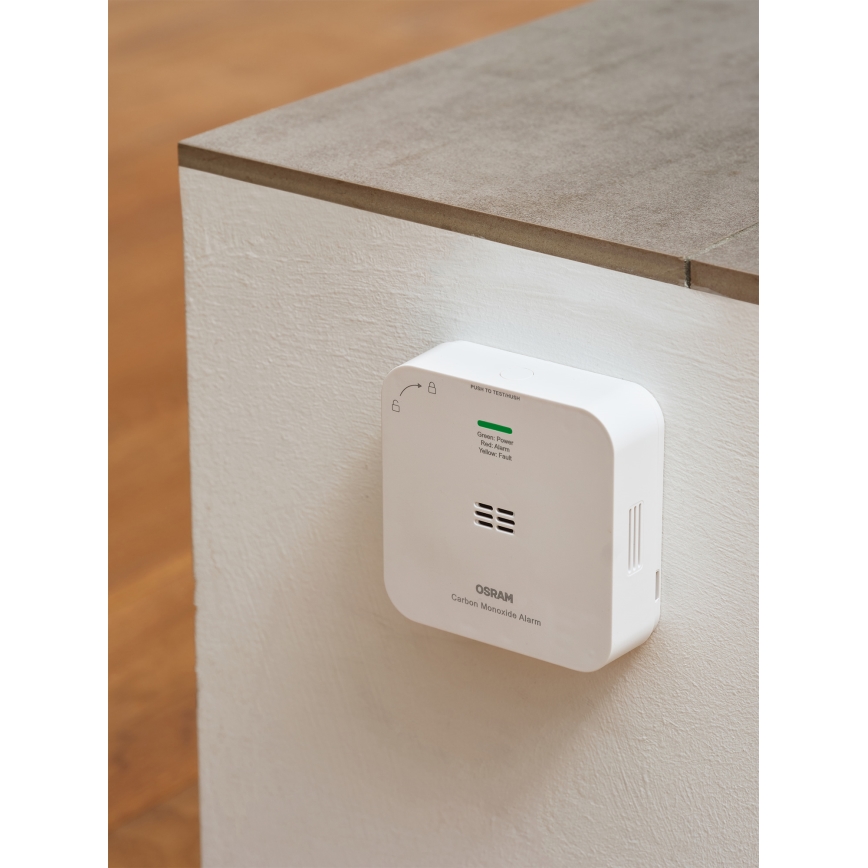 Osram - Детектор за въглероден оксид SMART+ 2xAA Wi-Fi