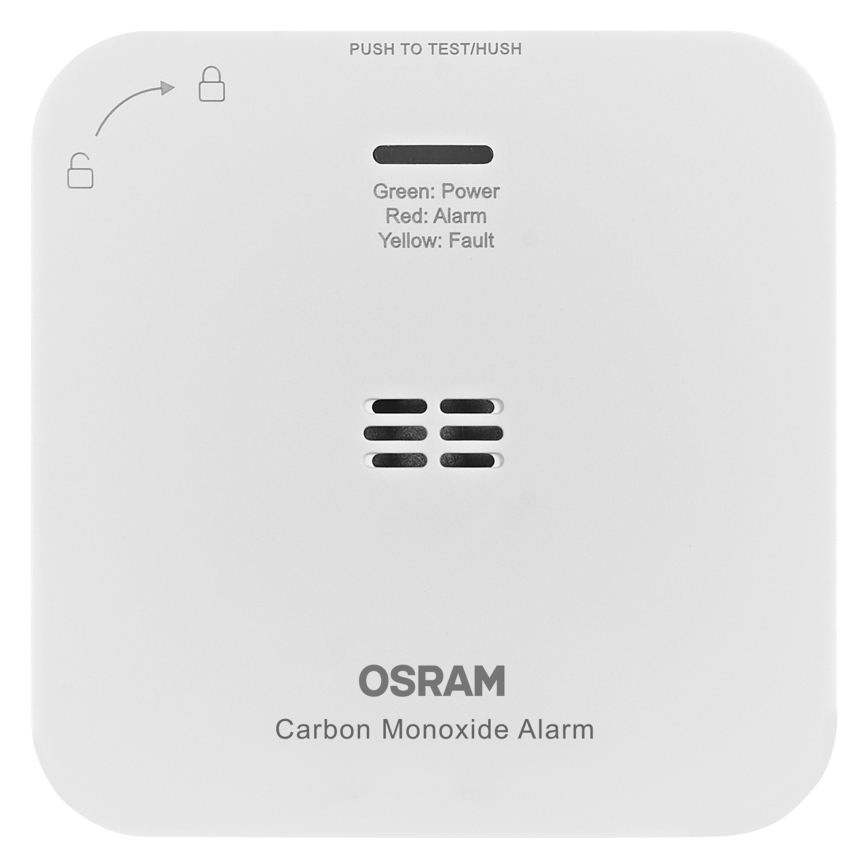 Osram - Детектор за въглероден оксид SMART+ 2xAA Wi-Fi
