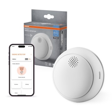 Osram - Димен детектор SMART+ 3V Wi-Fi 1400 mAh