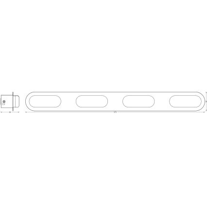 Osram - Димируемо LED стенно осветително тяло за баня SMART+ DUPLO LED/24W/230V 3000-6500K IP44 Wi-Fi