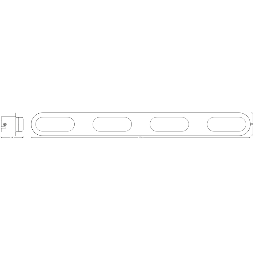 Osram - Димируемо LED стенно осветително тяло за баня SMART+ DUPLO LED/24W/230V 3000-6500K IP44 Wi-Fi