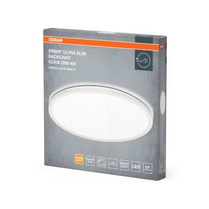 Osram - димируем LED таванен плафон ORBIS LED/22W/230V бял