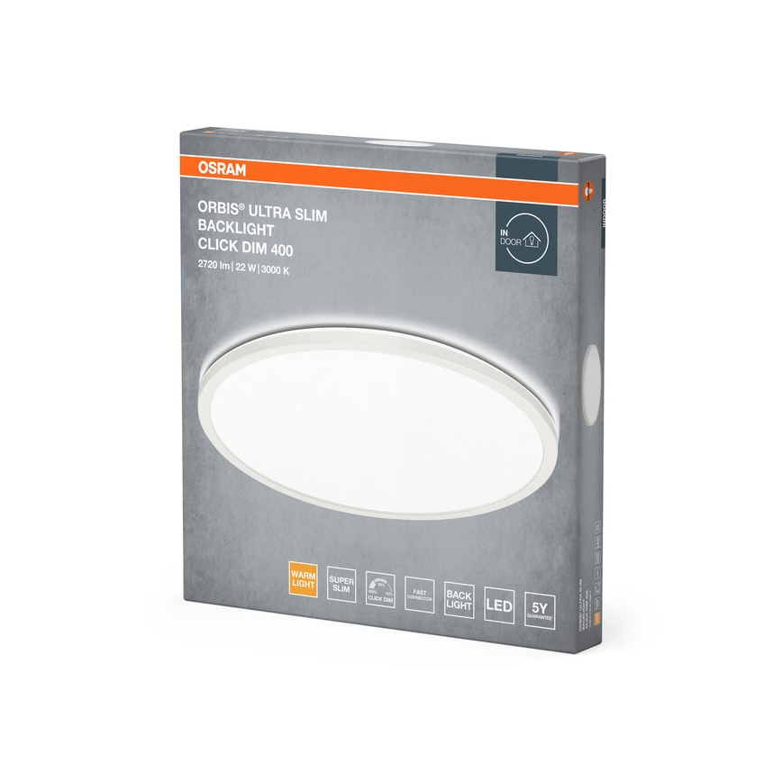 Osram - димируем LED таванен плафон ORBIS LED/22W/230V бял