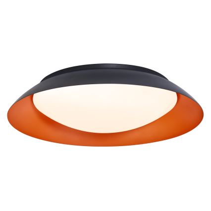 Osram - Димируемо LED таванно осветително тяло ORBIS PLATE LED/45W/230V Ø 48 см, оранжево/черно
