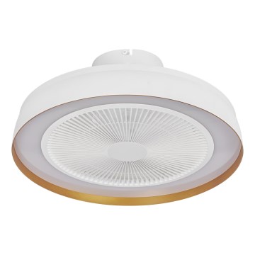Osram - Димируем таванен вентилатор с LED осветление CEILING FAN LED/49W/230V 2700-6500K бял/златист + дистанционно управление