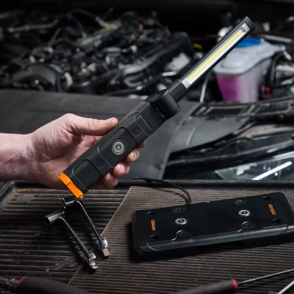 Osram - Димируема презареждаема LED фенерка LEDINSPECT WIRE-FREE SLIM 600 LED/5W/3,7V IP54 2600 mAh