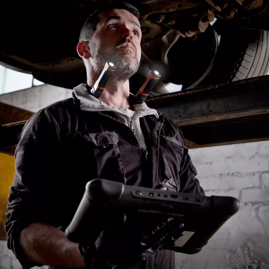 Osram - LED димируема презареждаема вратна лампа LEDINSPECT WEARABLE NECKLIGHT LED/1W/3,7V IP54 1000 mAh