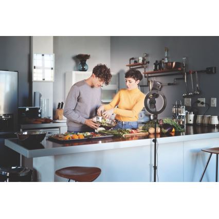 Osram - димируема LED лампа със стойка и универсален държач за влогъри LED/6W/USB 210 mAh