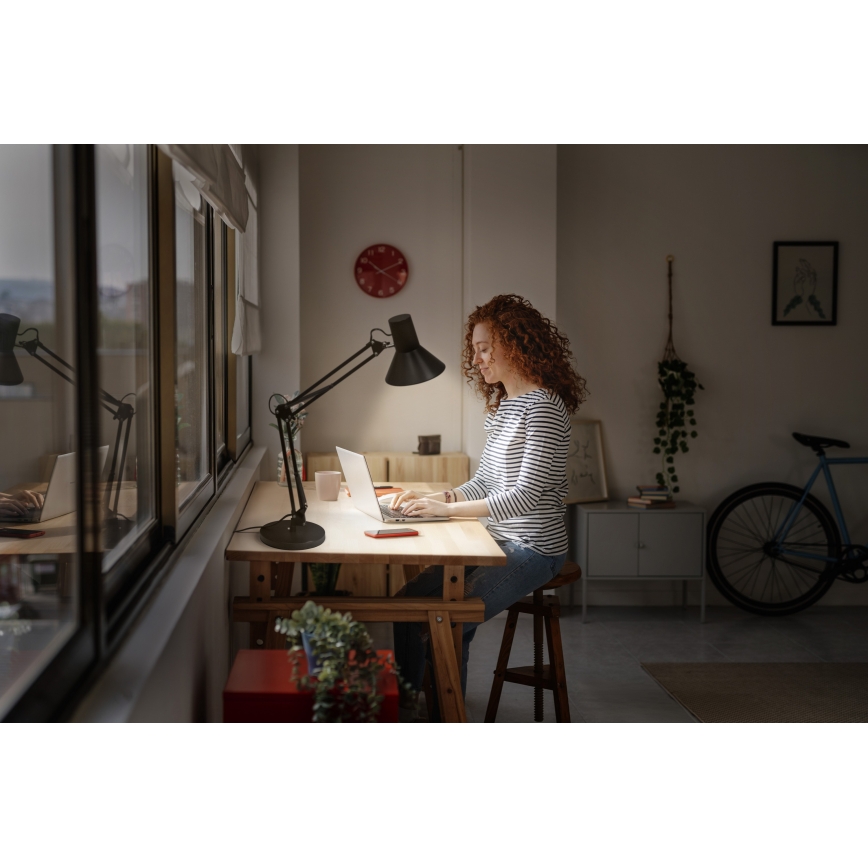 Osram - Димируема LED настолна лампа OFFICE LINE LED/9W/230V 3000K черна