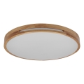 Osram - Димируема LED плафониера ORBIS WOODBURRY LED/24W/230V пр. 39 см бежова