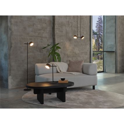 Osram - LED димируема подова лампа с докосване DECOR KYOTO LED/12W/230V CRI 90 черна