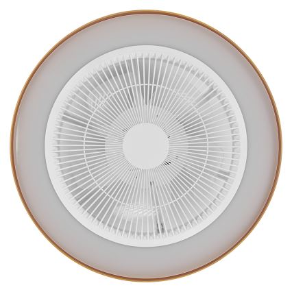 Osram - Димируем таванен вентилатор с LED осветление CEILING FAN LED/49W/230V 2700-6500K бял/златист + дистанционно управление