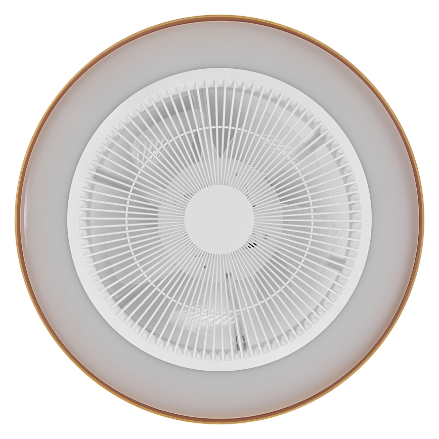 Osram - Димируем таванен вентилатор с LED осветление CEILING FAN LED/49W/230V 2700-6500K бял/златист + дистанционно управление