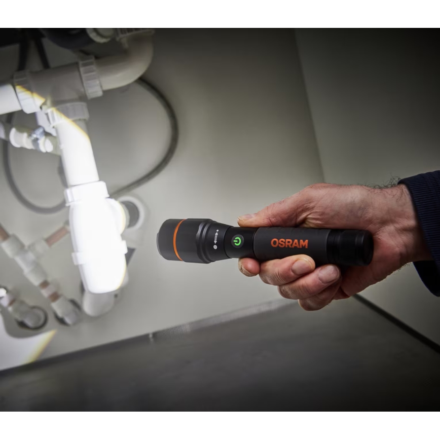 Osram - Акумулаторен фенер с регулиране на яркостта LEDINSPECT PRO TORCH 800 LED/8W/3,7V 2200 mAh IP44