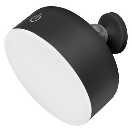 Osram - Димируема презареждаема настолна лампа 3 в 1 DECOR HELPER LED/1,8W/5V черна