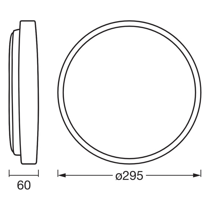 Osram - димируемо LED таванно осветително тяло ORBIS ALISON LED/16W/230V Ø 29,5 cm бежово