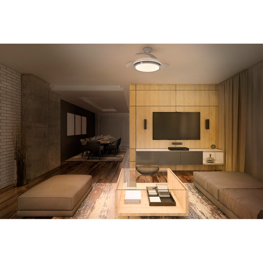 Osram - LED димируемо таванно осветително тяло с вентилатор LEVECHE LED/36W/230V 3000/4000/6500K + дистанционно управление