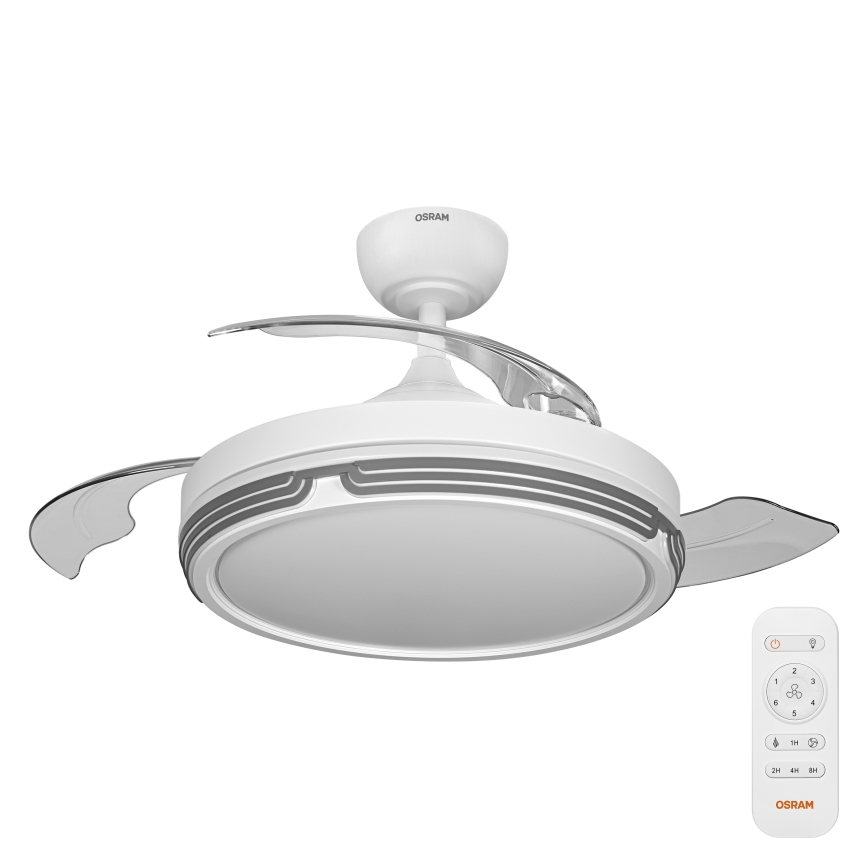 Osram - LED димируемо таванно осветително тяло с вентилатор LEVECHE LED/36W/230V 3000/4000/6500K + дистанционно управление