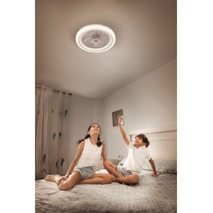 Osram - LED димируема таванна лампа с вентилатор SOLANO LED/26W/230V 3000/4000/6500K + дистанционно управление