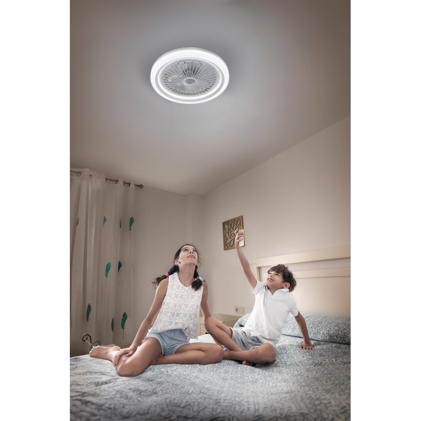 Osram - LED димируема таванна лампа с вентилатор SOLANO LED/26W/230V 3000/4000/6500K + дистанционно управление
