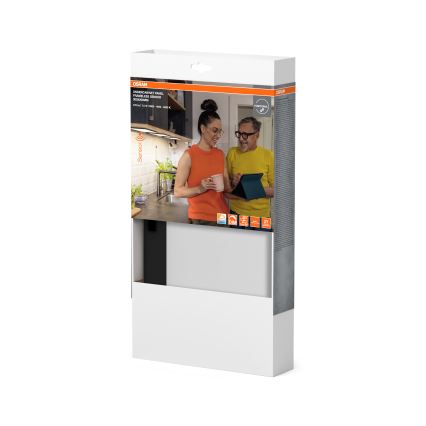 Osram - LED димируемо осветително тяло за монтаж под шкаф с датчик за движение UNDERCABINET LED/7,5W/230V 3000/4000/6500K 20x30 cm черно