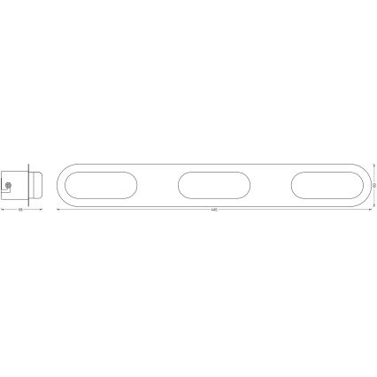 Osram - LED димируемо стенно осветително тяло за баня SMART+ DUPLO LED/20W/230V 3000-6500K IP44 Wi-Fi
