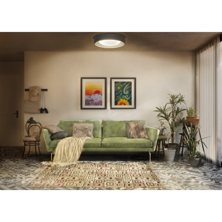 Osram - LED димируемо таванно осветително тяло ORBIS CONCRETE LED/24,5W/230V Ø 50 см сиво/бетон