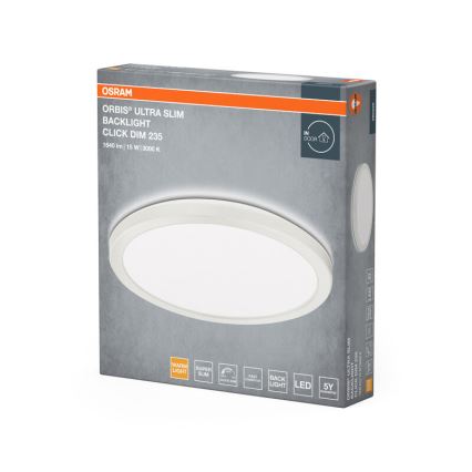 Osram - Димируемо LED таванно осветително тяло ORBIS LED/15W/230V бяло
