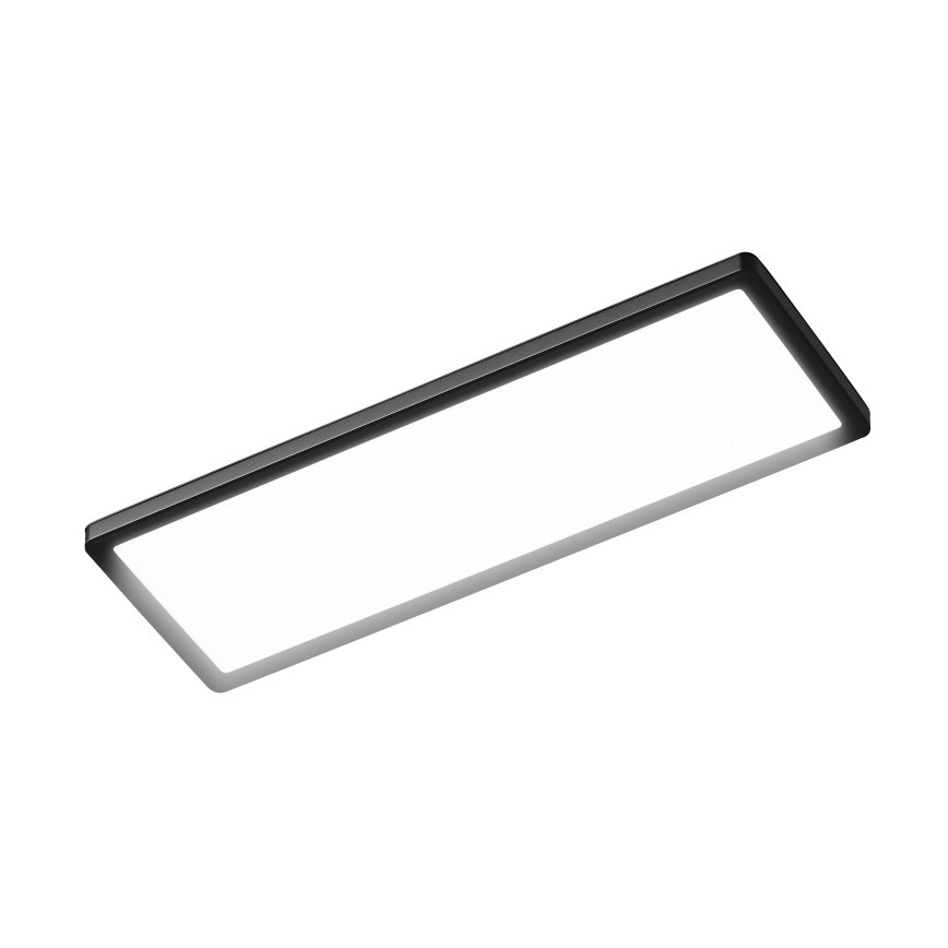 Osram - LED димируемо таванно осветително тяло за баня PLANON EASYFIX LED/24W/230V 2600-6000K 20x58 cm IP54 черно + дистанционно управление