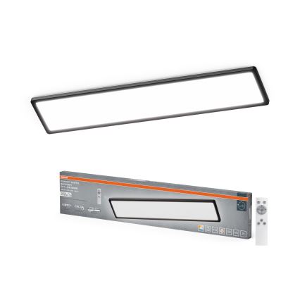 Osram - димируемо LED осветително тяло за баня PLANON EASYFIX LED/30W/230V 2600-6000K 20x98 cm IP54 черно + дистанционно управление