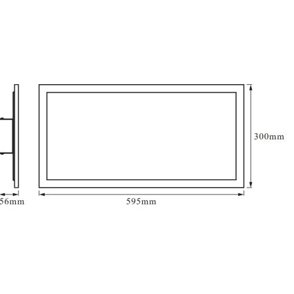 Osram - Димируем плафон SMART+ PLANON LED/22W/230V 60x30 cm 3000-6500K Wi-Fi