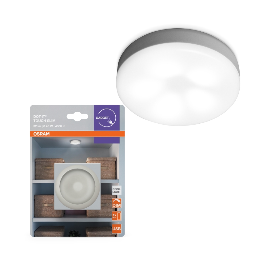Osram - димируема ориентационна LED лампа DOT-IT LED/0,45W/5V 500 mAh бяла