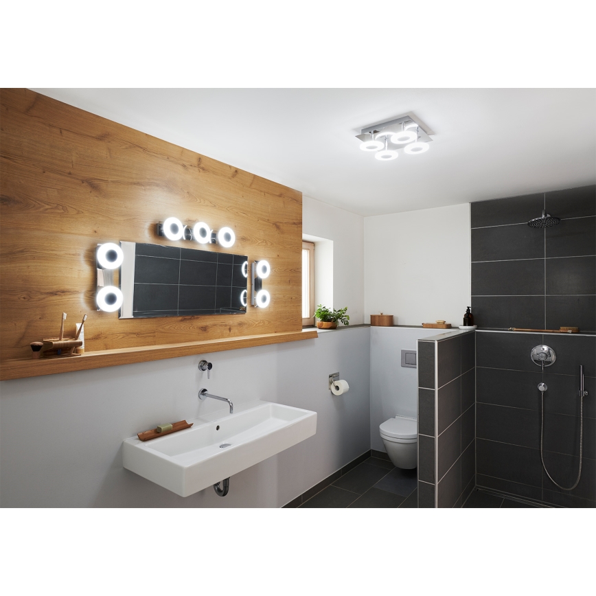 Osram - LED димируемо таванно осветително тяло за баня SMART+ WAVE LED/24W/230V 3000-6500K IP44 Wi-Fi