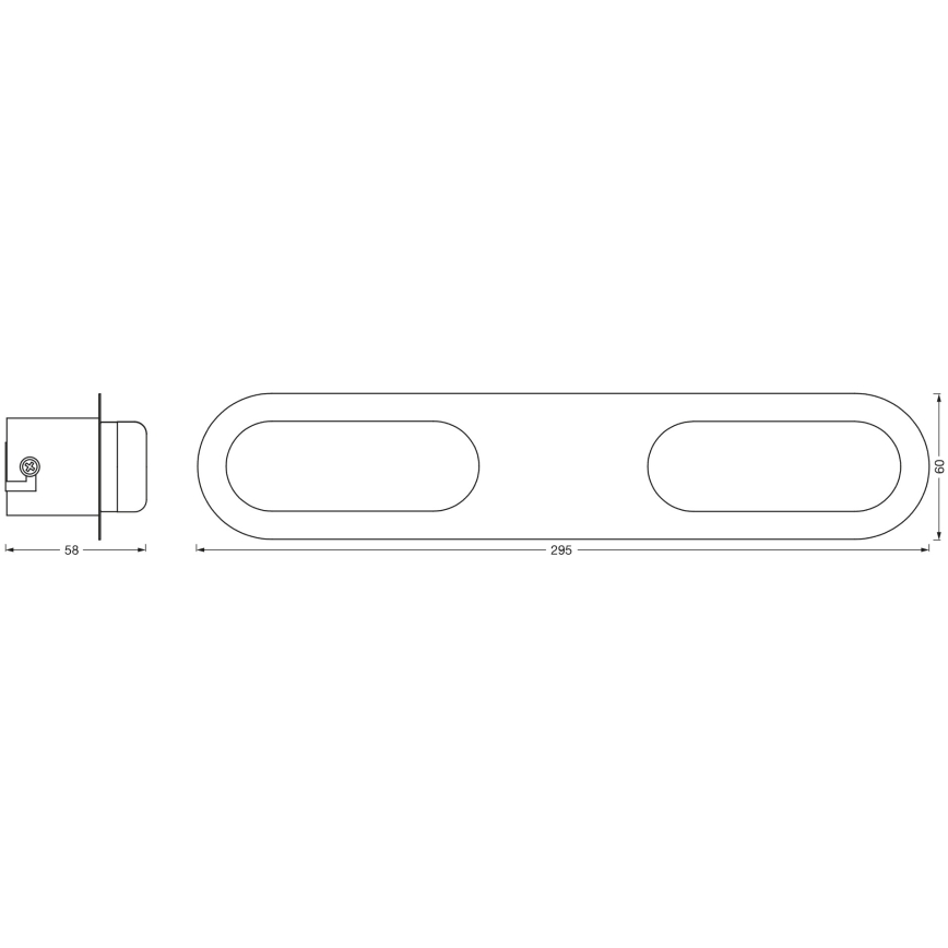 Osram - LED Димируемо стенно осветително тяло за баня SMART+ DUPLO LED/15W/230V 3000-6500K IP44 Wi-Fi