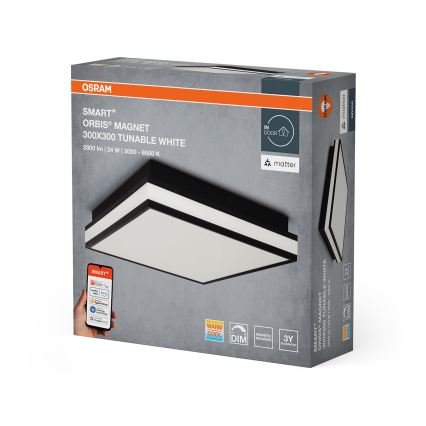 Osram - LED таванно осветително тяло с възможност за димиране SMART+ MAGNET LED/24W/230V 30x30 cm 3000-6500K Wi-Fi