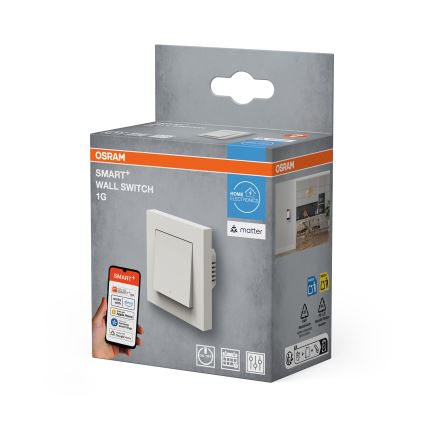 Osram - Еднобутонен SMART+ MATTER ключ 230V Wi‑Fi