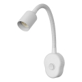 Osram - Гъвкава стенна лампа PLUG TUBE FLEX 1xGU10/5W/230V бяла