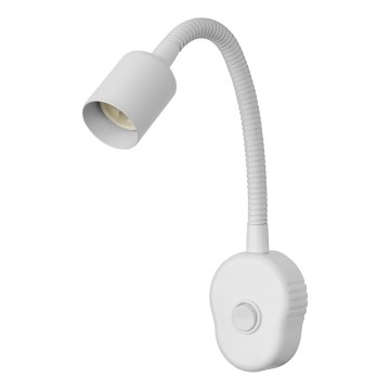 Osram - Гъвкава стенна лампа PLUG TUBE FLEX 1xGU10/5W/230V бяла